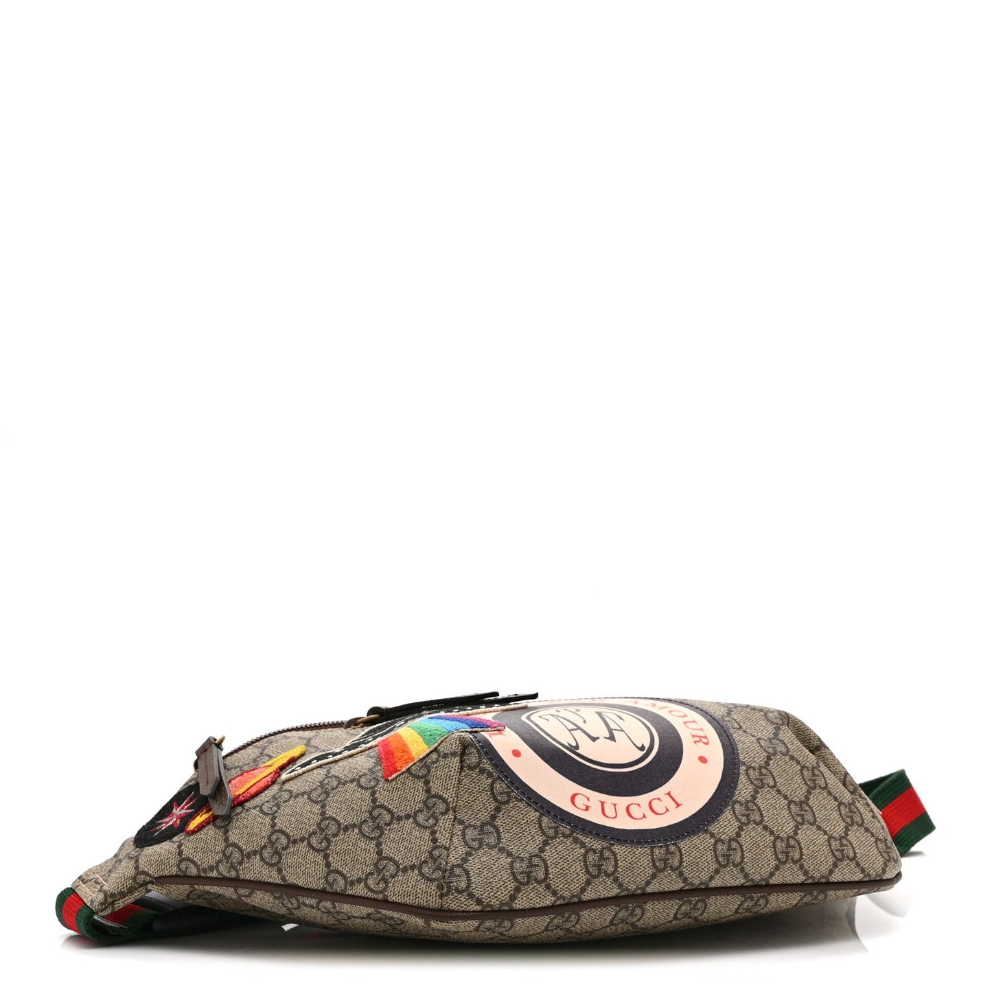 GG Supreme Monogram Courrier Belt Bag Beige New Acero