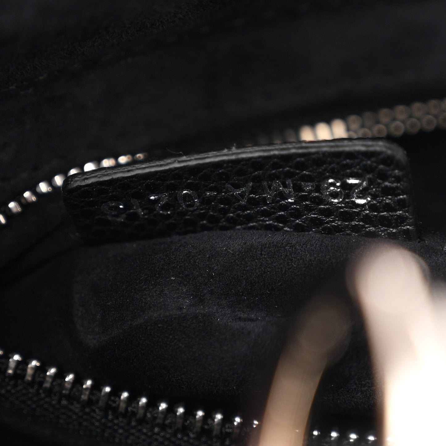 Grained Calfskin Cannage Medium Lady Dior Black