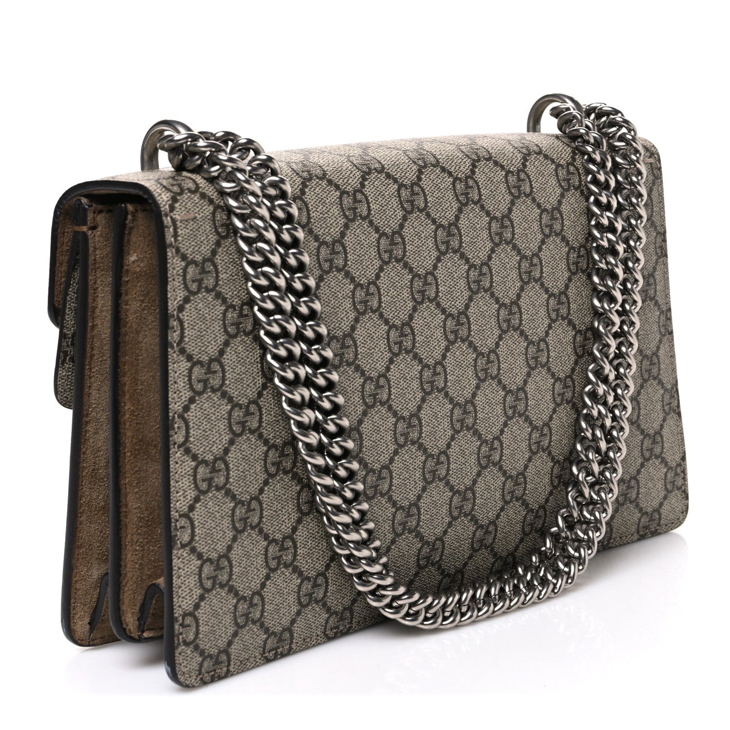 GG Supreme Monogram Small Dionysus Shoulder Bag Taupe