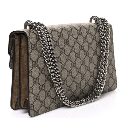 GG Supreme Monogram Small Dionysus Shoulder Bag Taupe