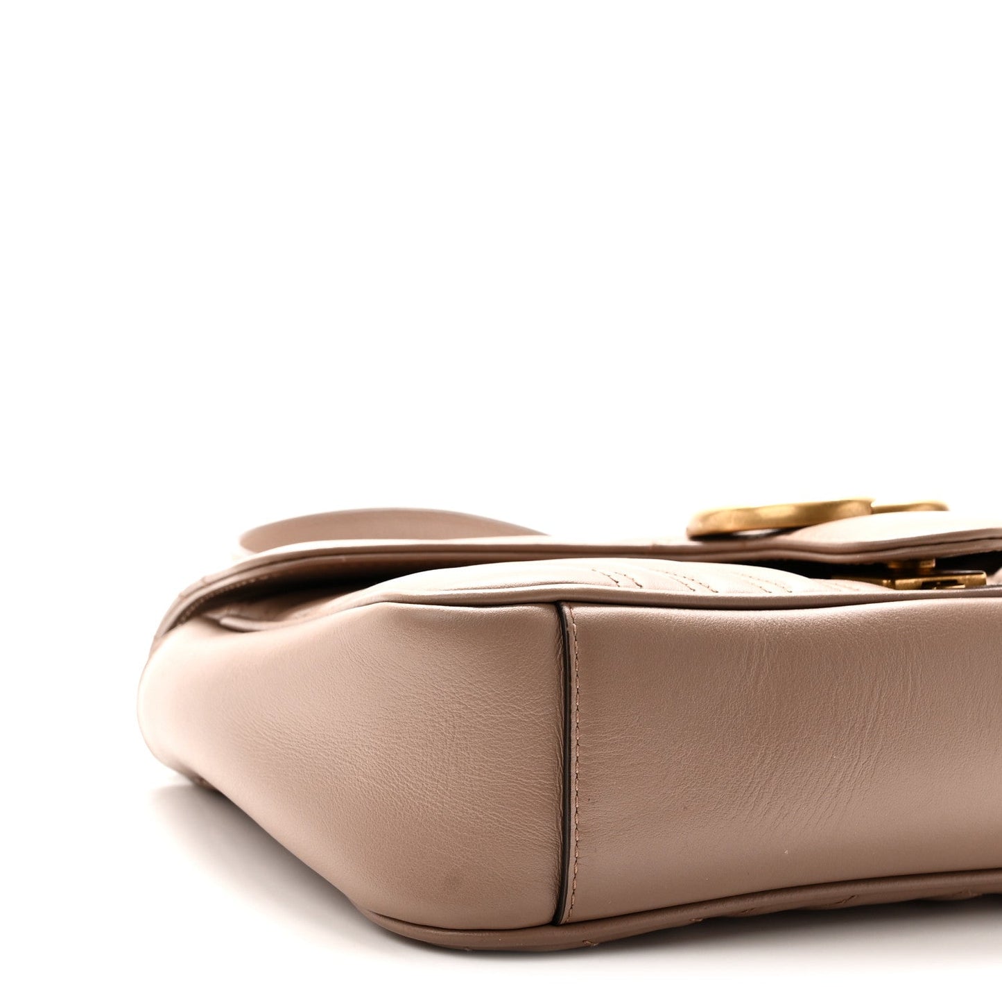Calfskin Matelasse Small GG Marmont Shoulder Bag Porcelain Rose