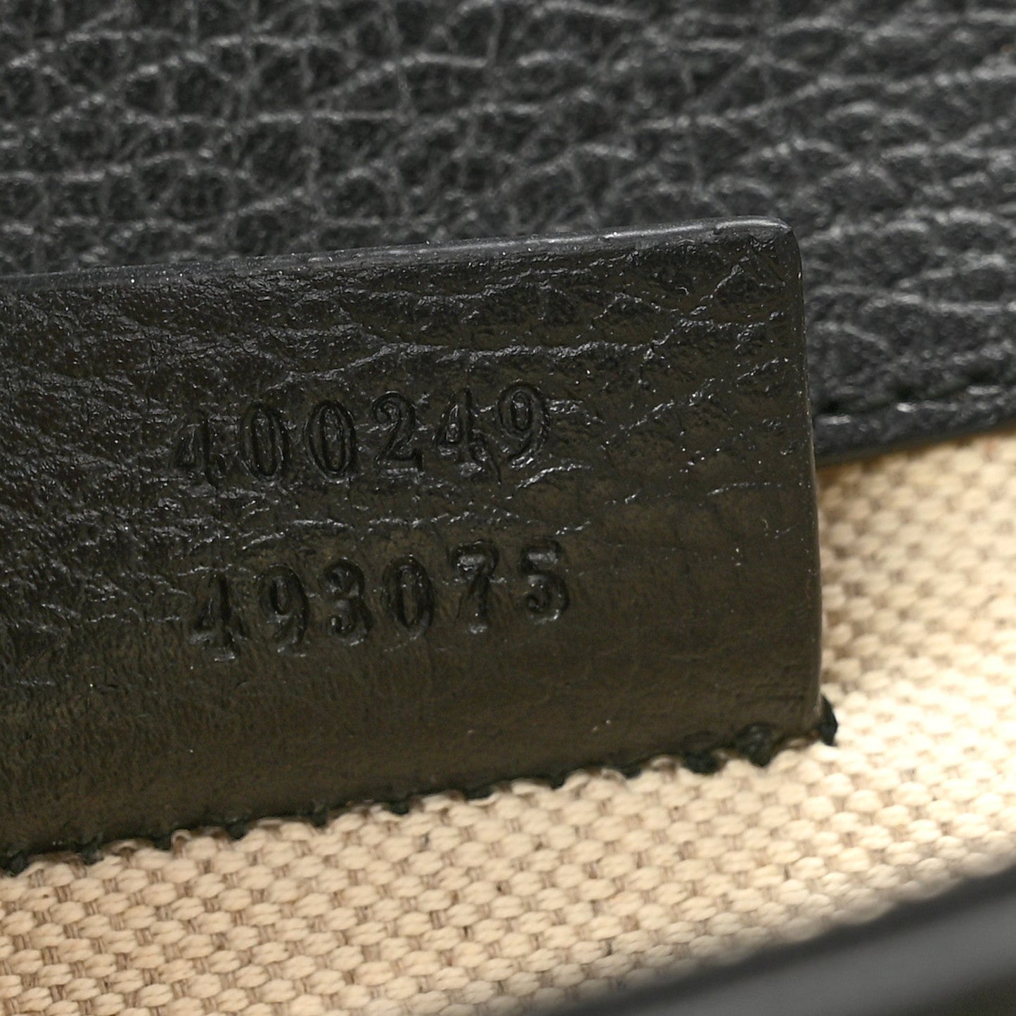 Pebbled Calfskin Small Dionysus Shoulder Bag Black