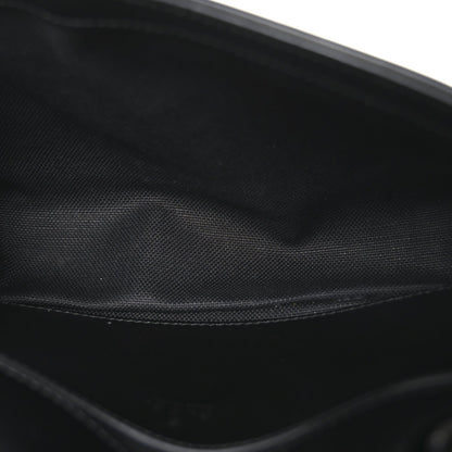Calfskin Matelasse Monochrome Mini GG Marmont Shoulder Bag Black