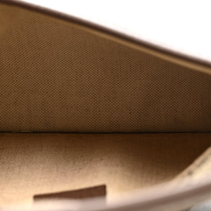 GG Supreme Monogram Neo Vintage Web Belt Bag Brown