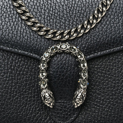 Calfskin Mini Dionysus Chain Wallet Black