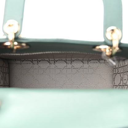 Lambskin Cannage Small My ABCDior Lady Dior Army Green