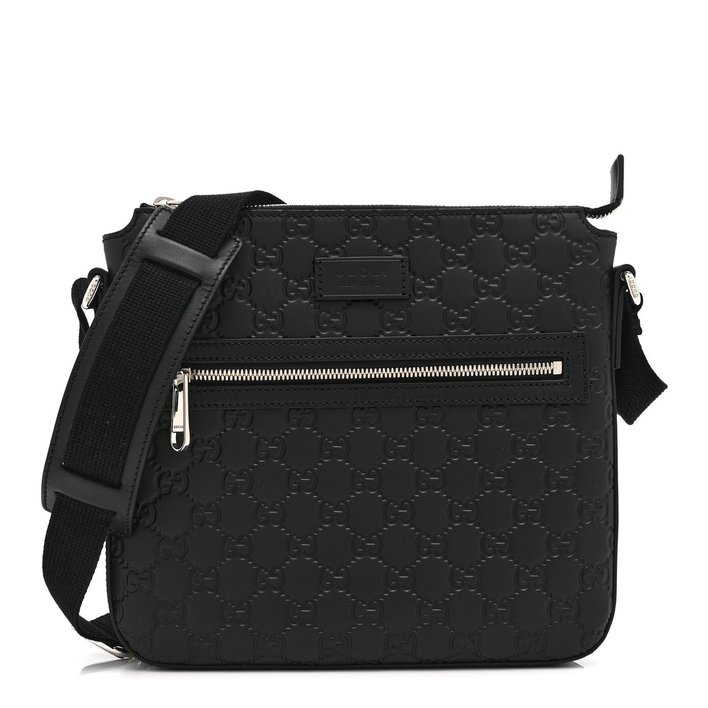 Guccissima Signature Small Messenger Bag Black