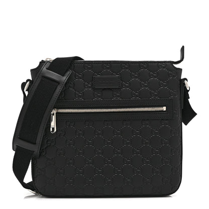 Guccissima Signature Small Messenger Bag Black