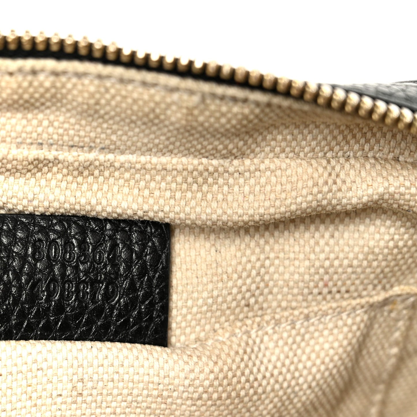 Pebbled Calfskin Small Soho Disco Bag Black
