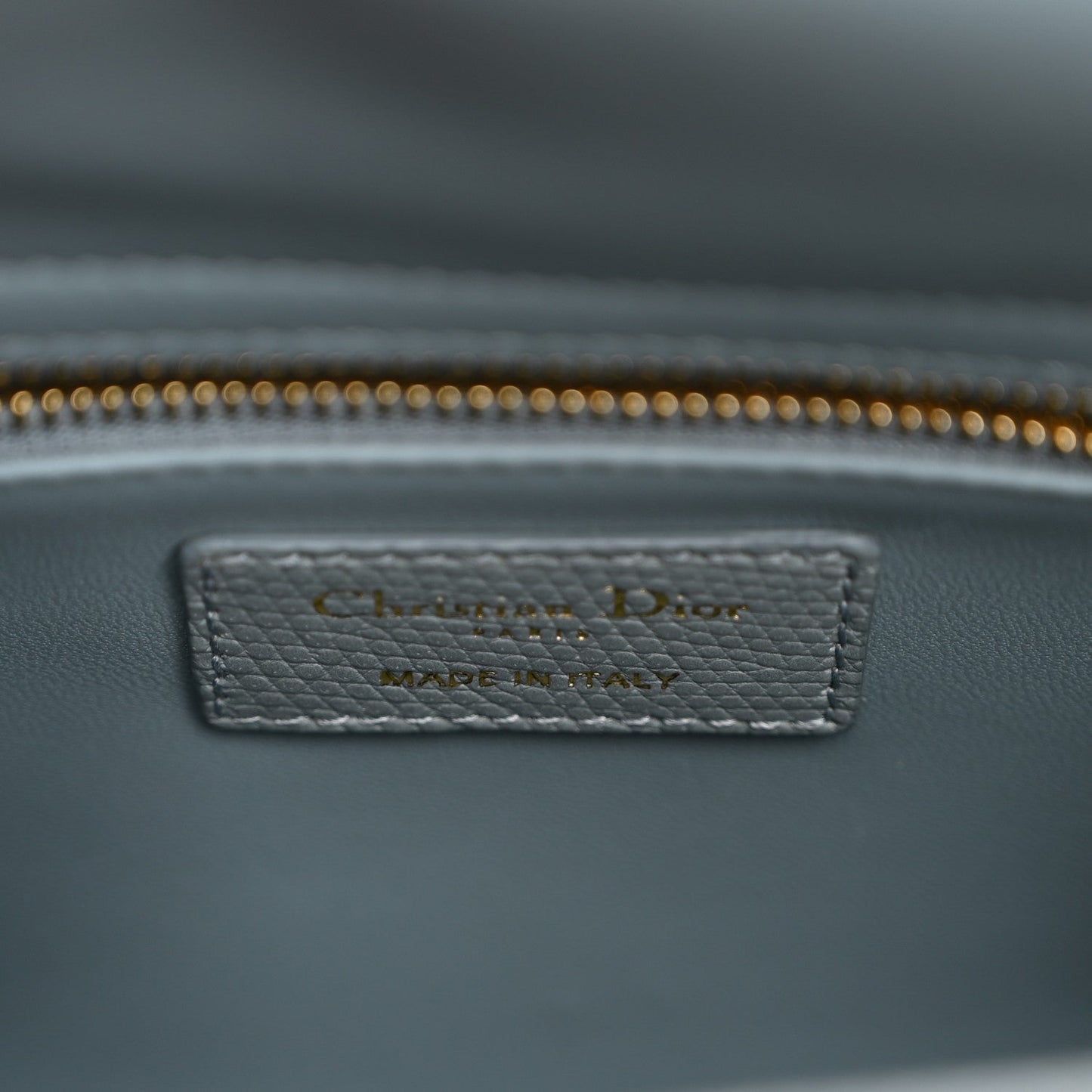 Lizard Small Lady Dior Cloud Blue
