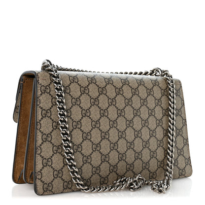 GG Supreme Monogram Small Dionysus Shoulder Bag Taupe