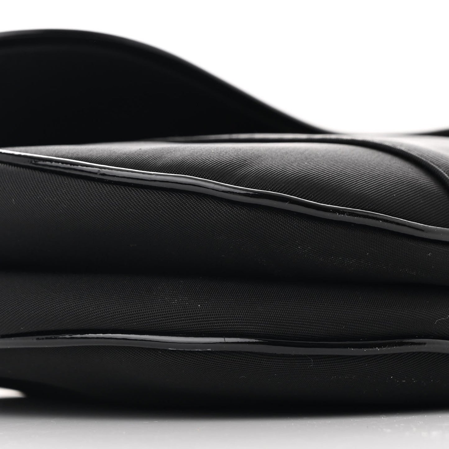 Nylon Saddle Bag Black