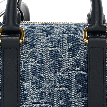 Denim Oblique Nano Groove 17 Bag Blue