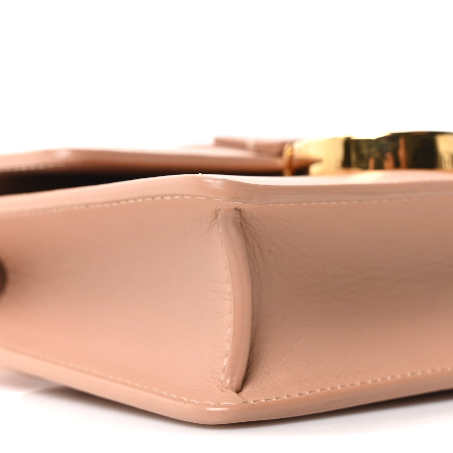 Smooth Calfskin Micro 30 Montaigne Flap Bag Rose Des Vents