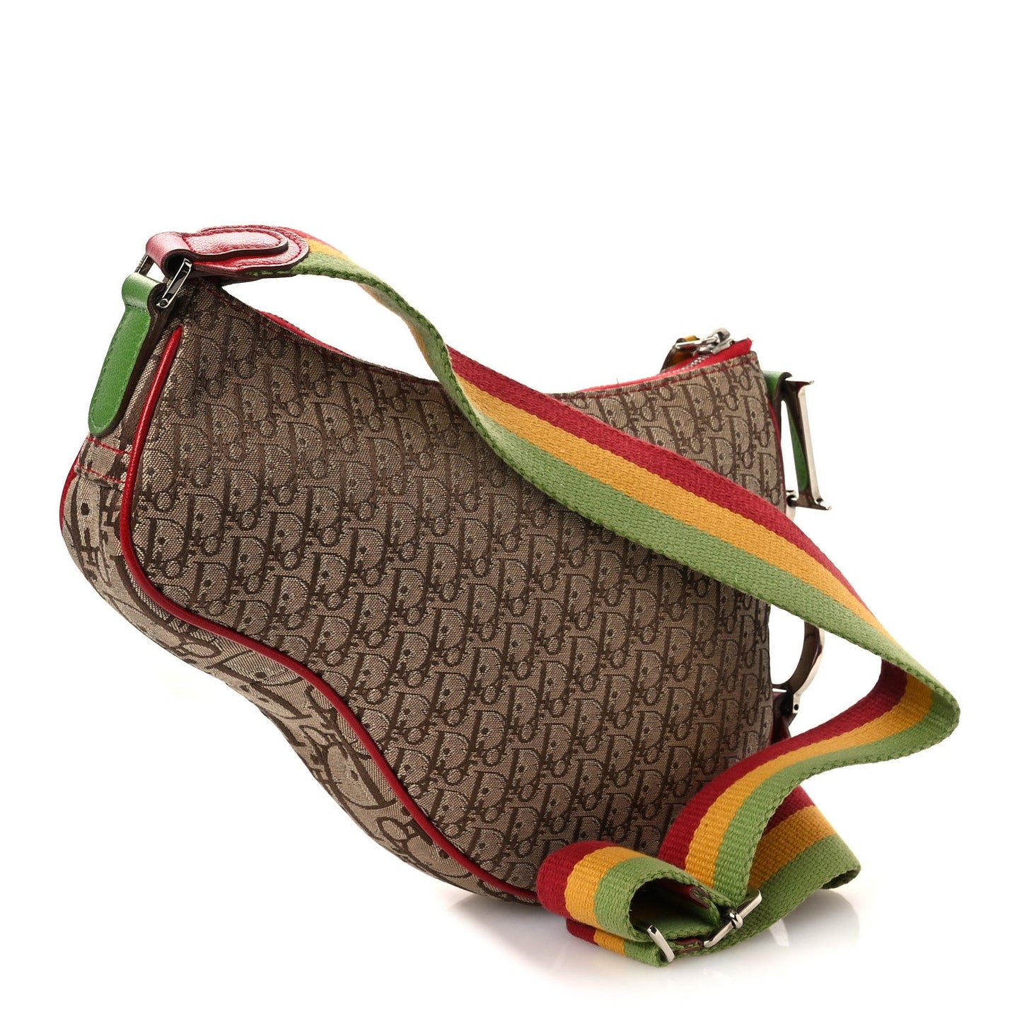 Monogram Rasta Saddle Pochette Beige