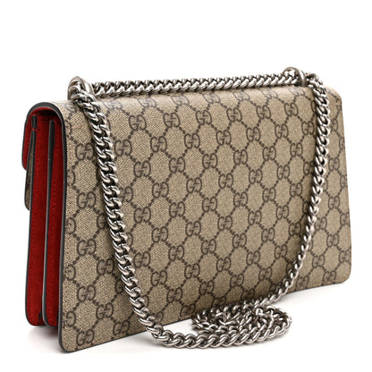 GG Supreme Monogram Small Dionysus Shoulder Bag Red