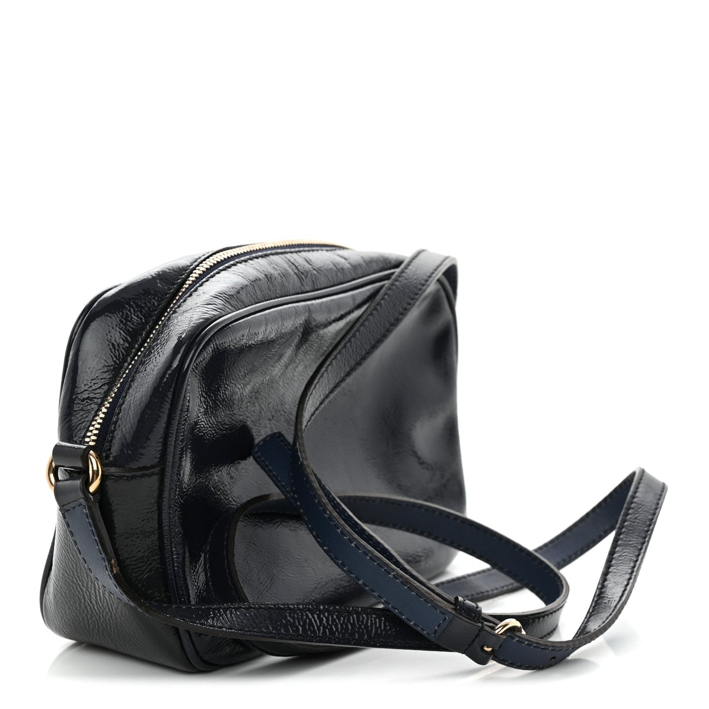 Vernice Naplack Small Soho Disco Bag Uniform Blue