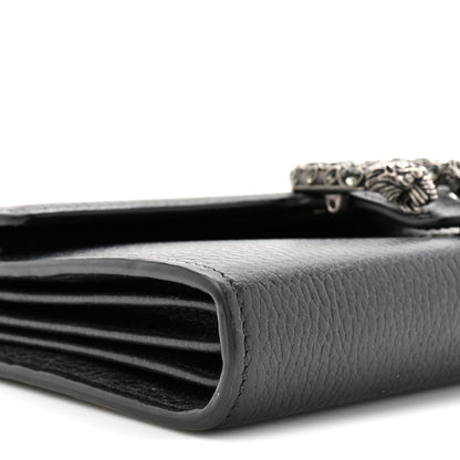 Calfskin Mini Dionysus Chain Wallet Black