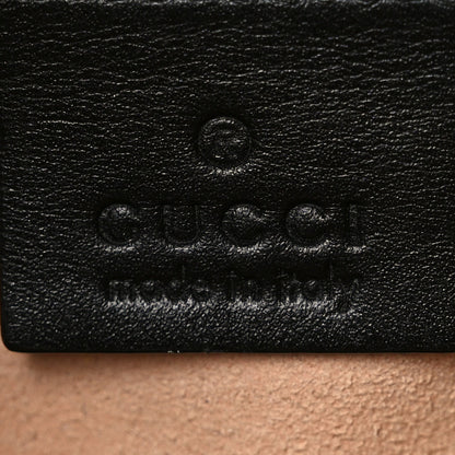 Calfskin Matelasse Studded Medium GG Marmont Tote Black