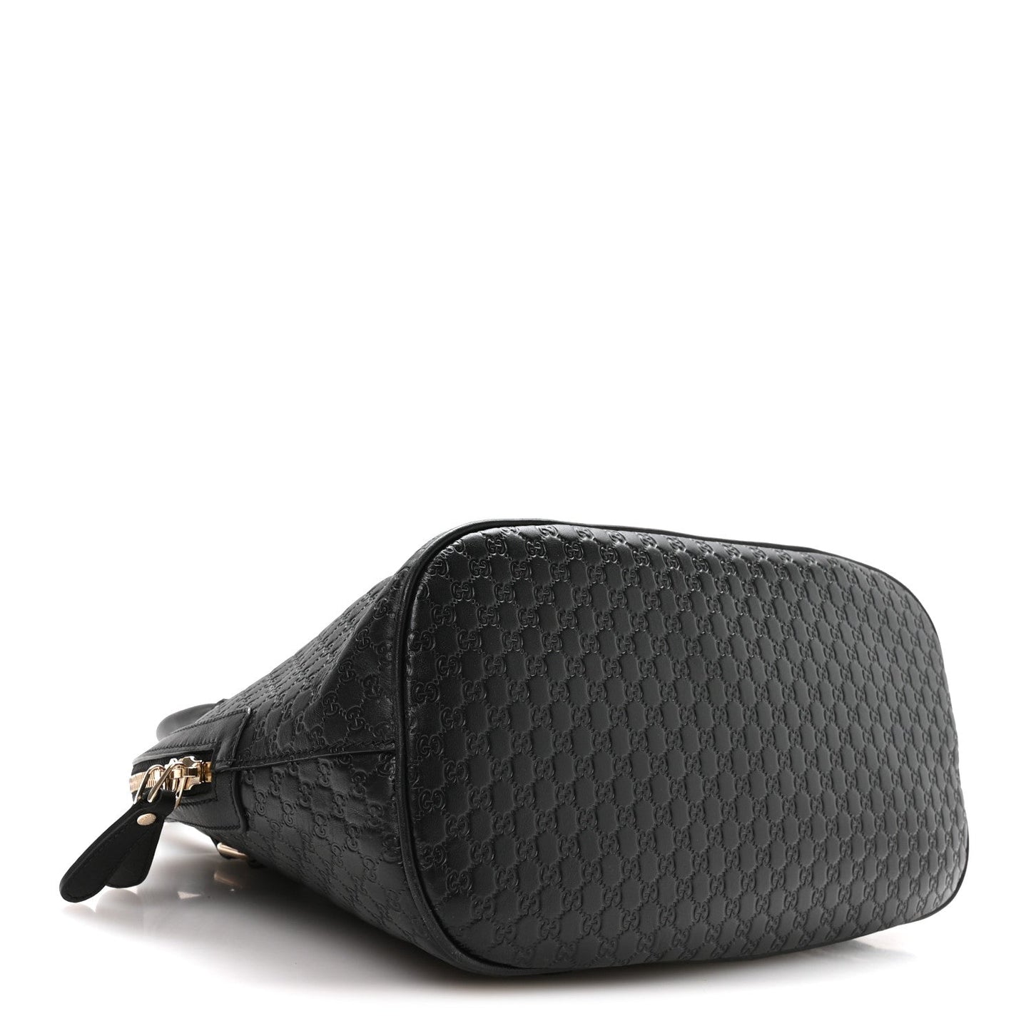 Microguccissima Medium Dome Bag Black