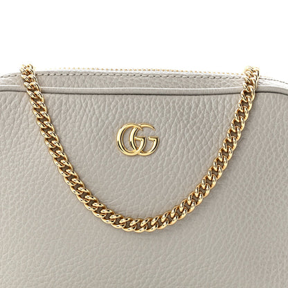Dollar Calfskin Super Mini GG Marmont Chain Shoulder Bag Deep Grey