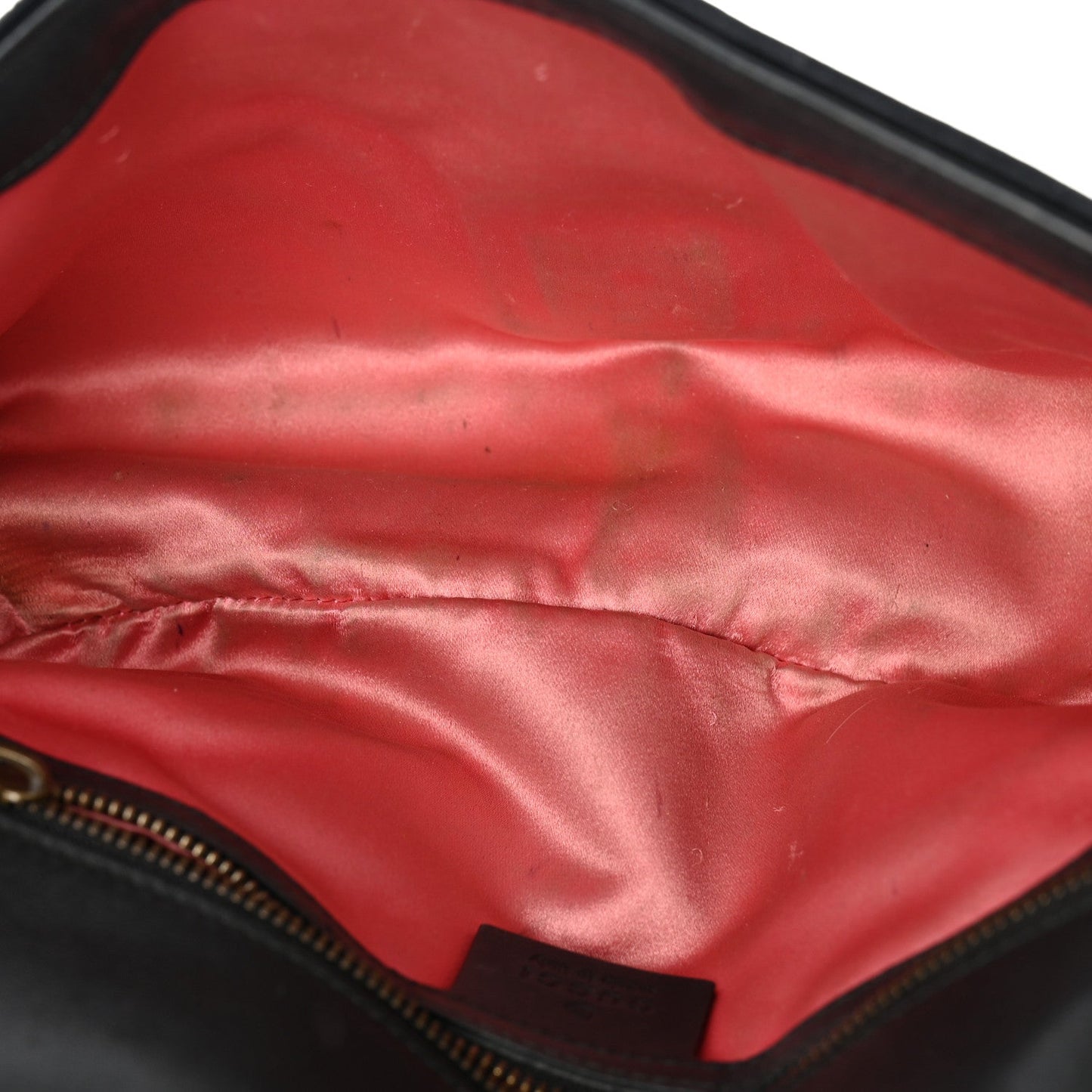 Velvet Matelasse Mini GG Marmont Shoulder Bag Black
