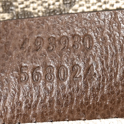 GG Supreme Monogram Neo Vintage Web Belt Bag Brown