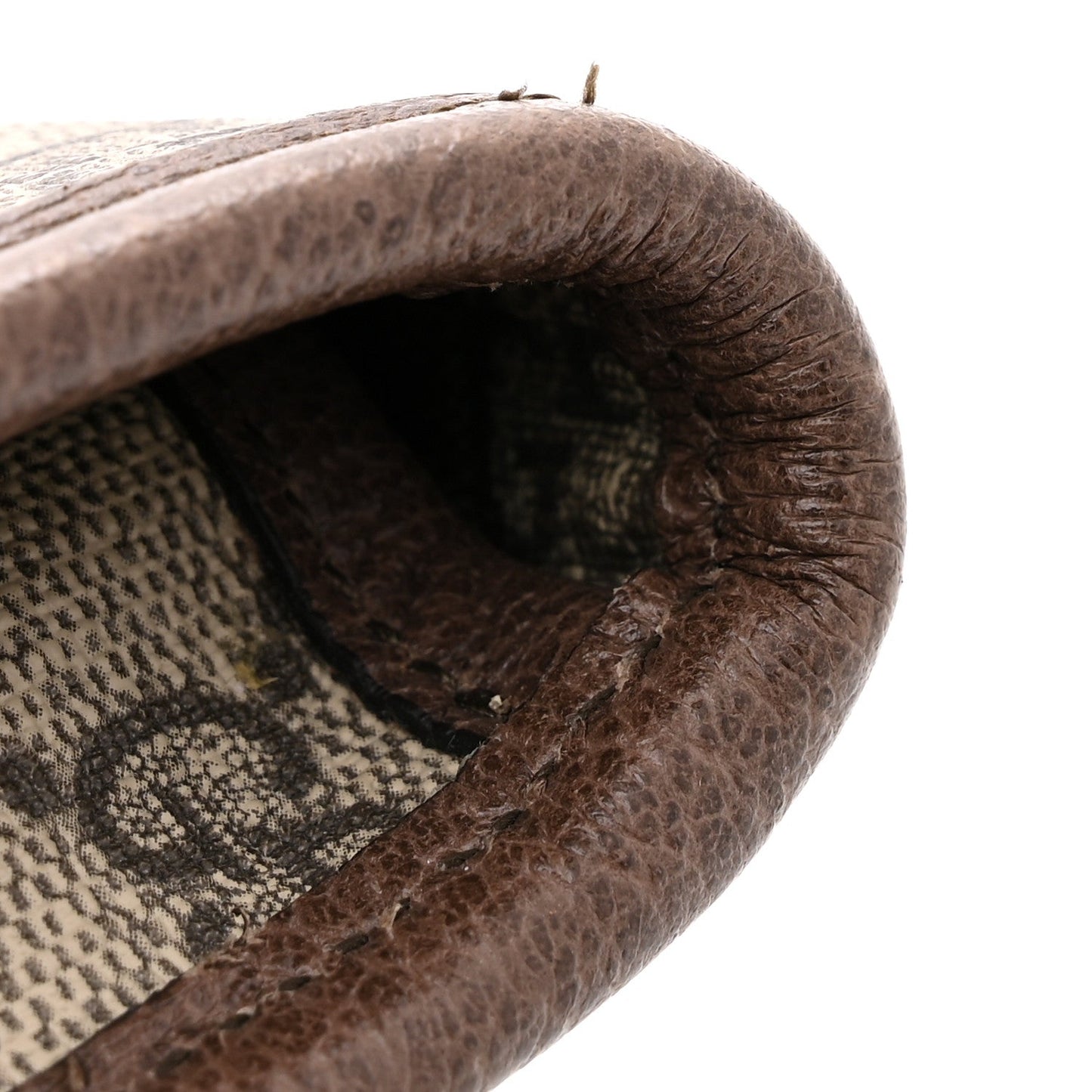 GG Supreme Monogram Neo Vintage Web Belt Bag Brown