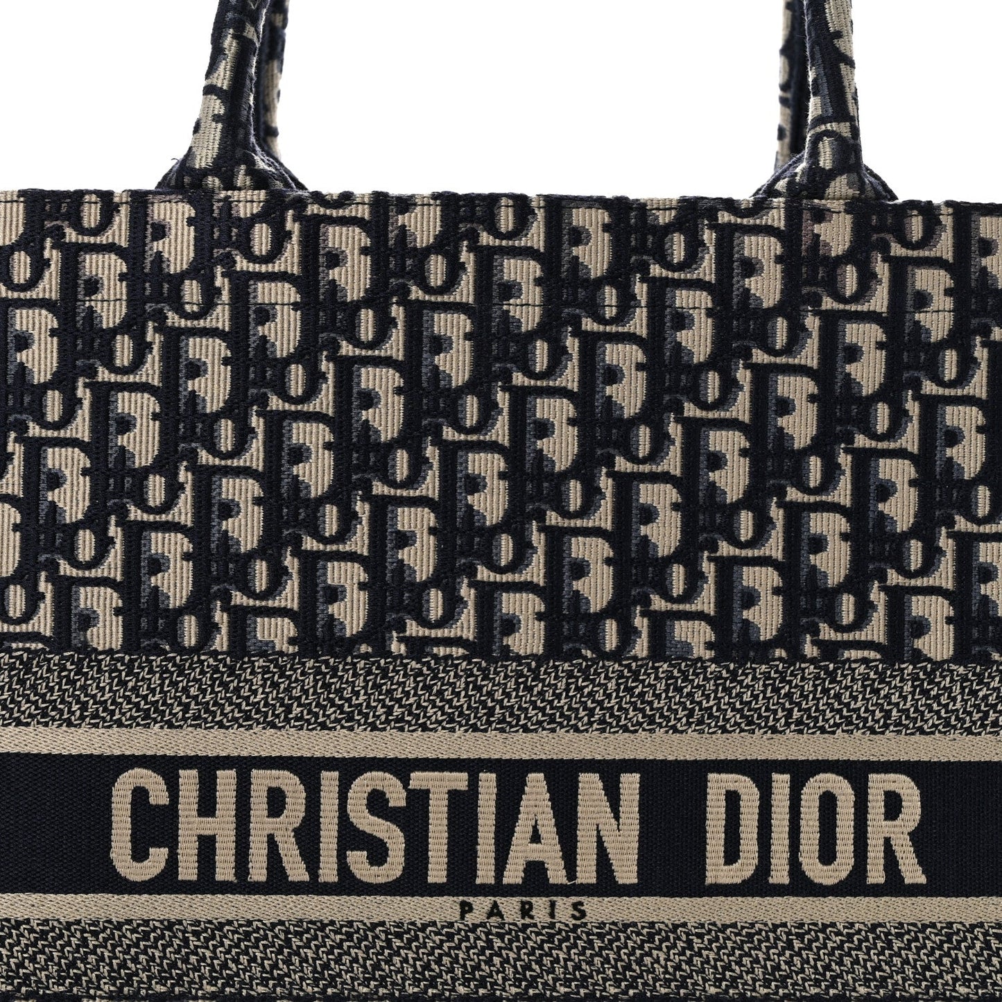 Oblique Large Book Tote Blue Multicolor
