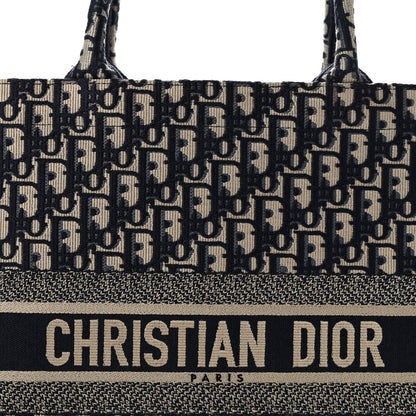 Oblique Large Book Tote Blue Multicolor
