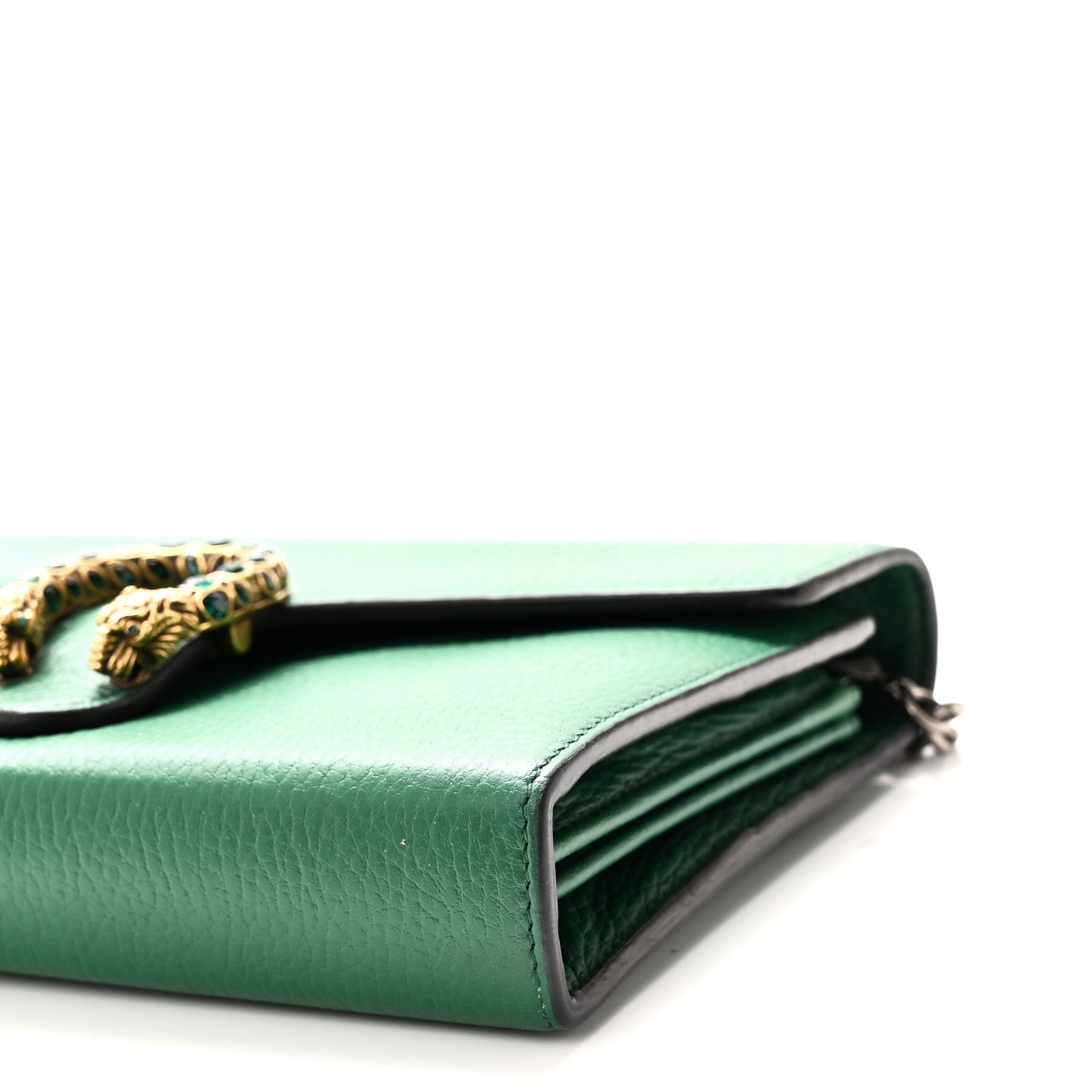 Calfskin Mini Dionysus Chain Wallet Emerald
