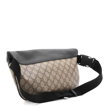 GG Supreme Monogram Belt Bag Black