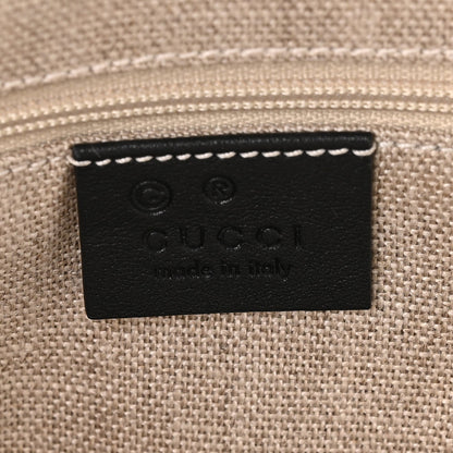 Microguccissima Medium Dome Bag Black
