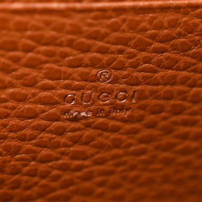 New Denim GG Monogram Dollar Calfskin Enamel Mini Dionysus Chain Wallet Blue Tea Cuir Epilog Electric Blue