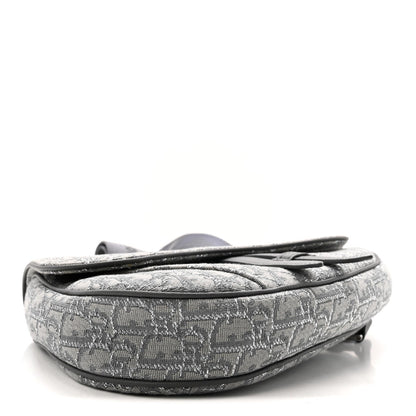 Oblique Mens Saddle Bag Grey
