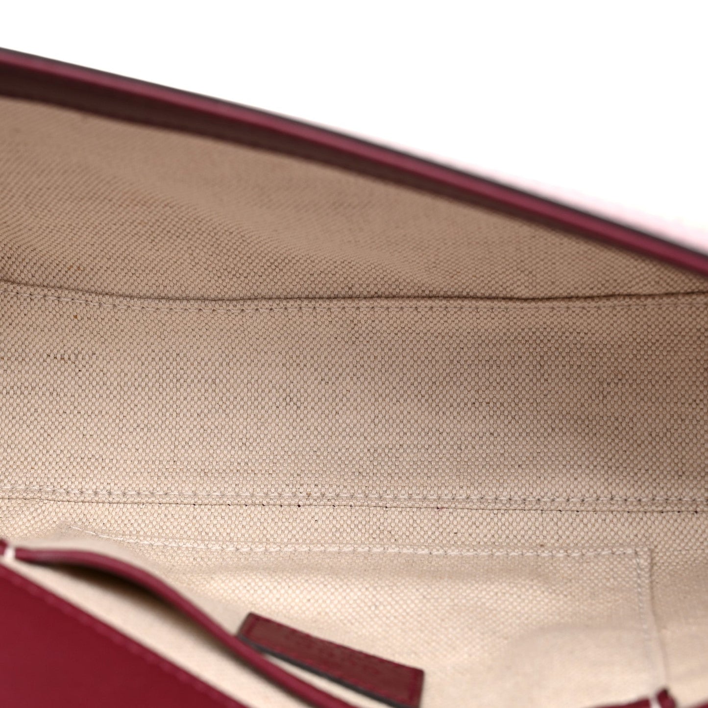 GG Supreme Monogram Horsebit 1955 Small Soft Top Handle Shoulder Bag Beige Dark Red