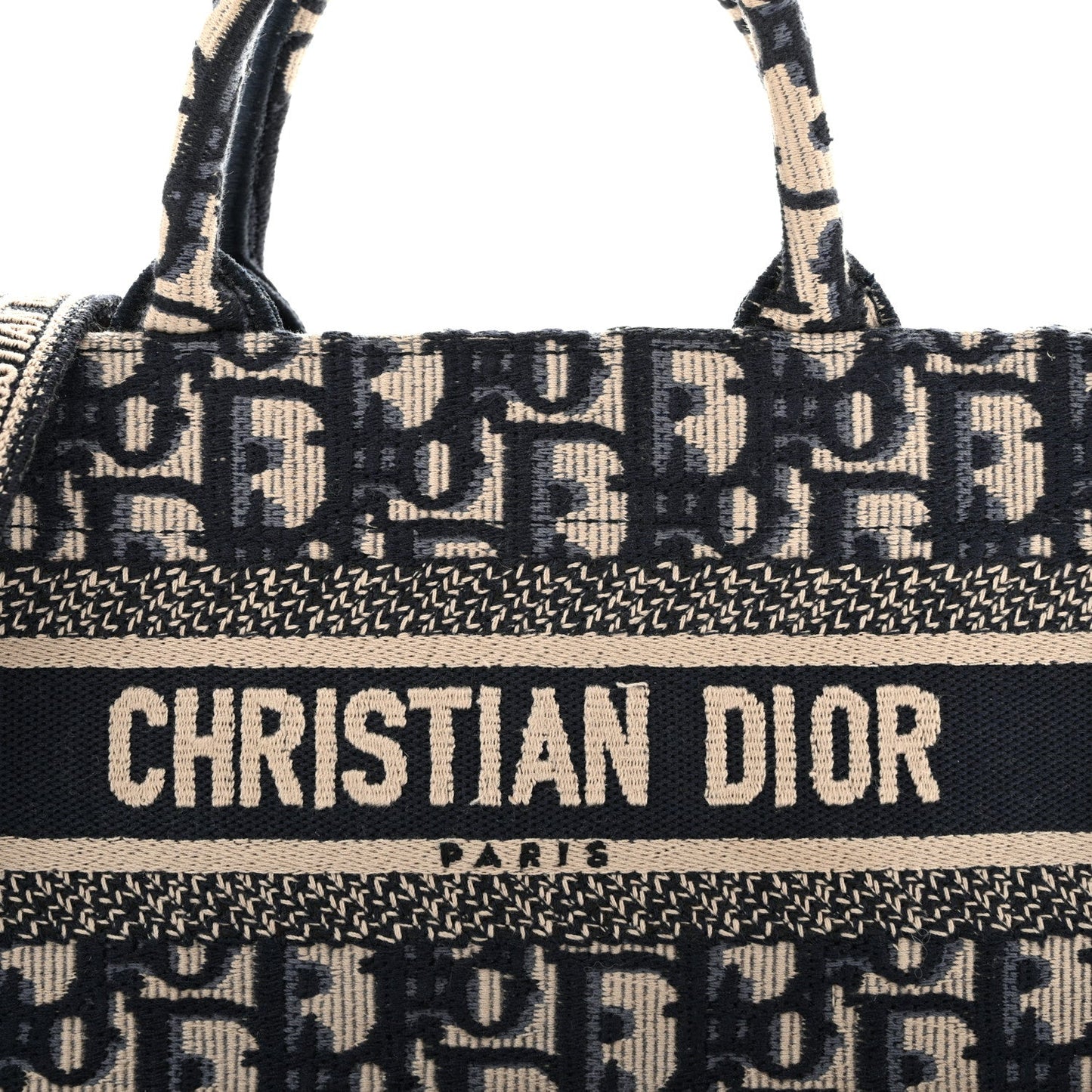 Oblique Mini Book Tote With Strap Blue Multicolor