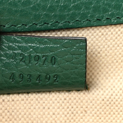Calfskin Mini Dionysus Shoulder Bag Emerald
