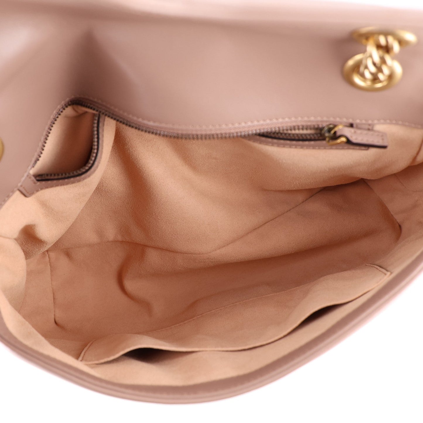 Calfskin Matelasse Medium GG Marmont Shoulder Bag Porcelain Rose