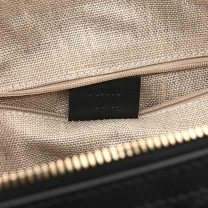 Microguccissima Medium Dome Bag Black