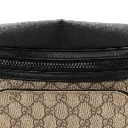 GG Supreme Monogram Belt Bag Black