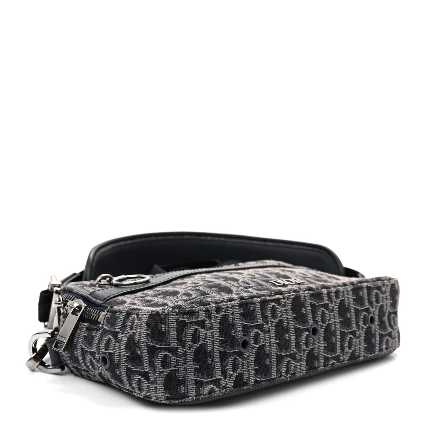 HOMME Oblique Jacquard Safari Messenger Navy Blue