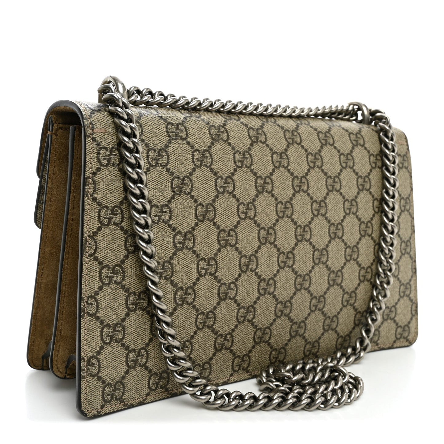 GG Supreme Monogram Small Dionysus Shoulder Bag Taupe