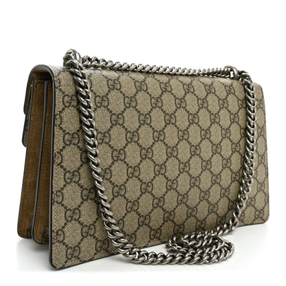 GG Supreme Monogram Small Dionysus Shoulder Bag Taupe