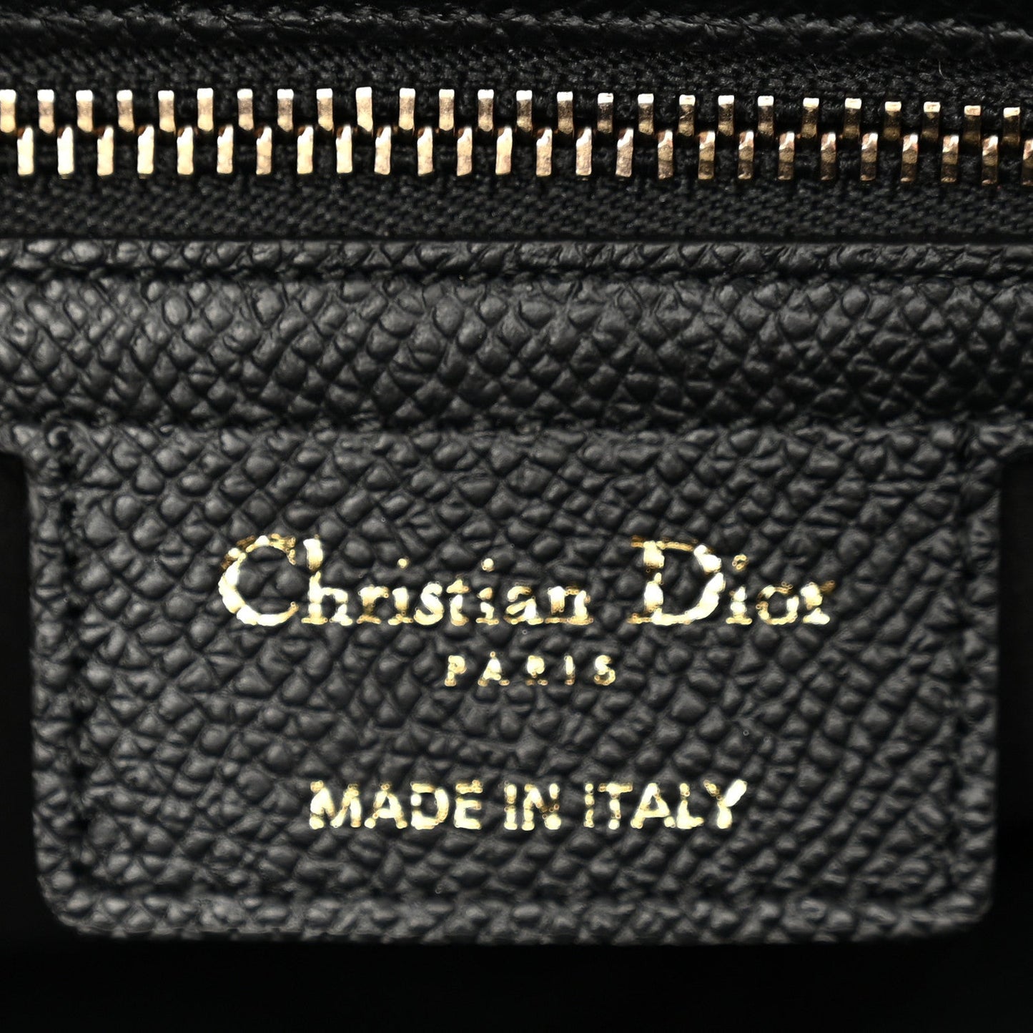 Grained Calfskin Saddle Bag With Strap Black