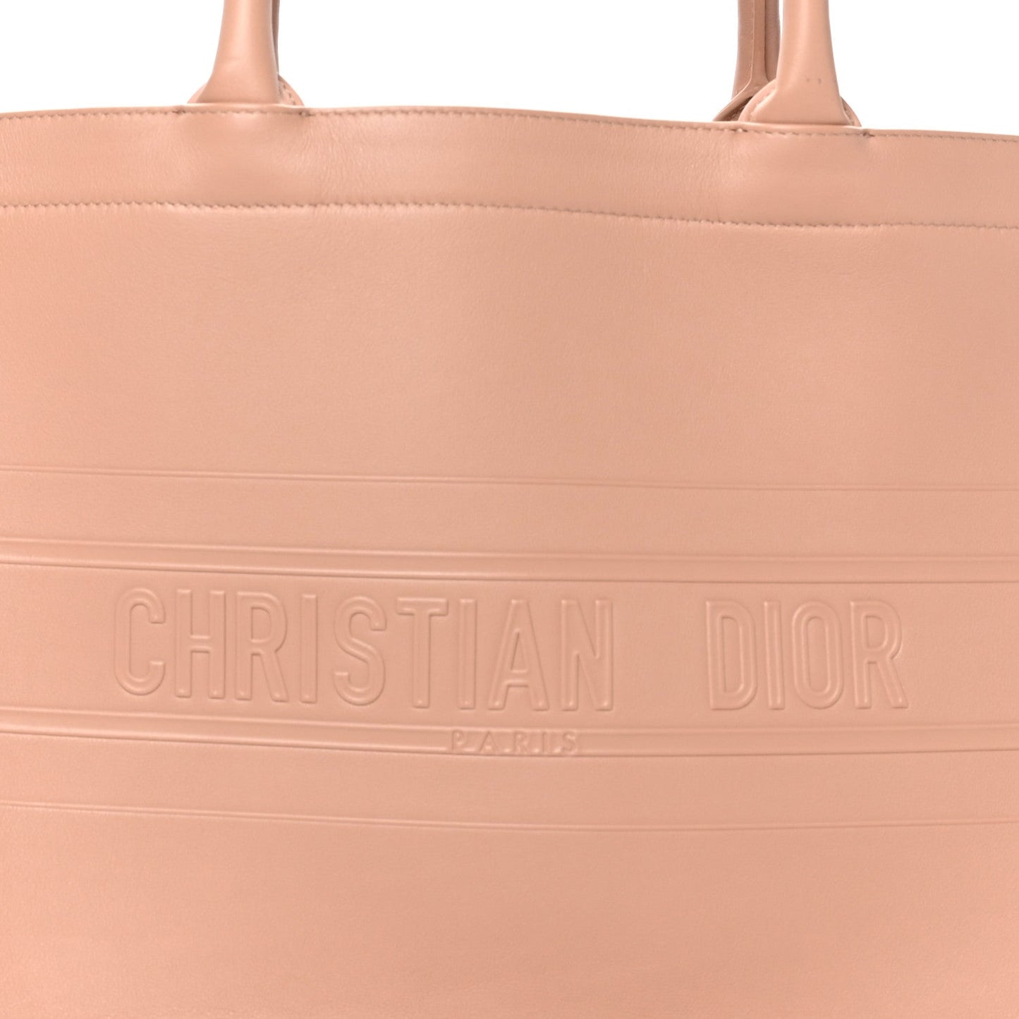 Calfskin Embossed Medium Book Tote Rose de Vents