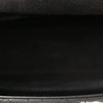 Ultra Matte Calfskin Cannage Medium Lady Dior Black