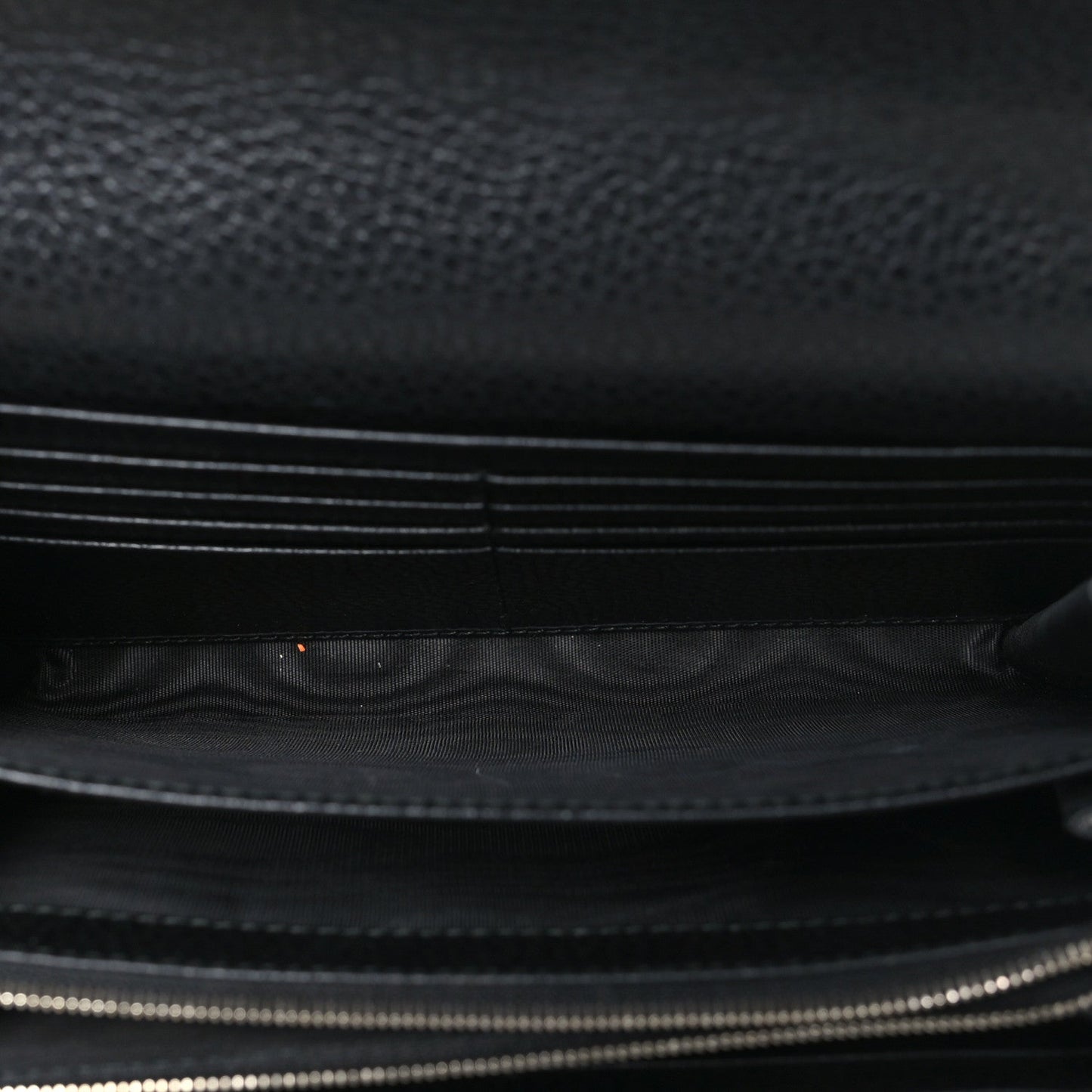Calfskin Mini Dionysus Chain Wallet Black