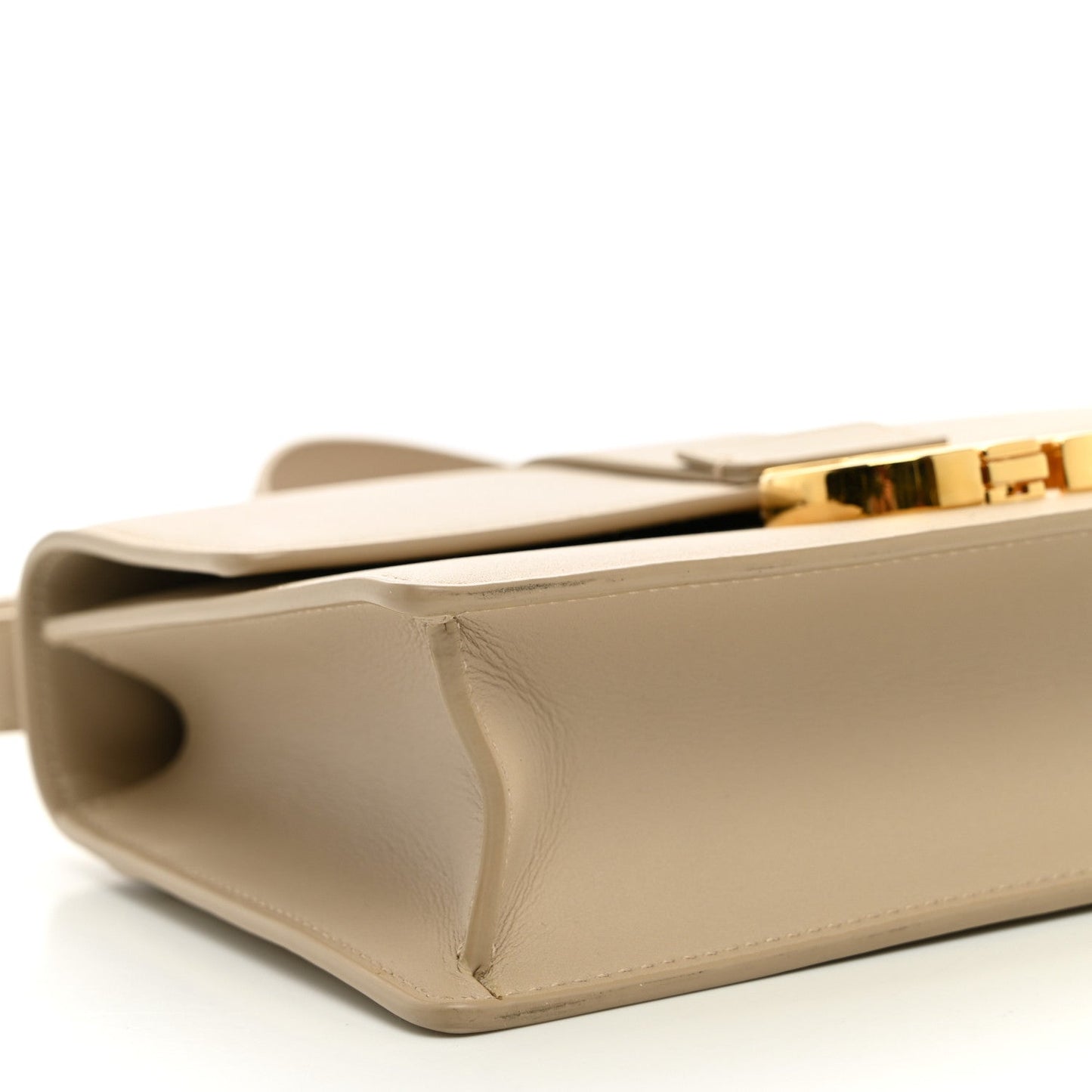 Smooth Calfskin 30 Montaigne Flap Bag Beige