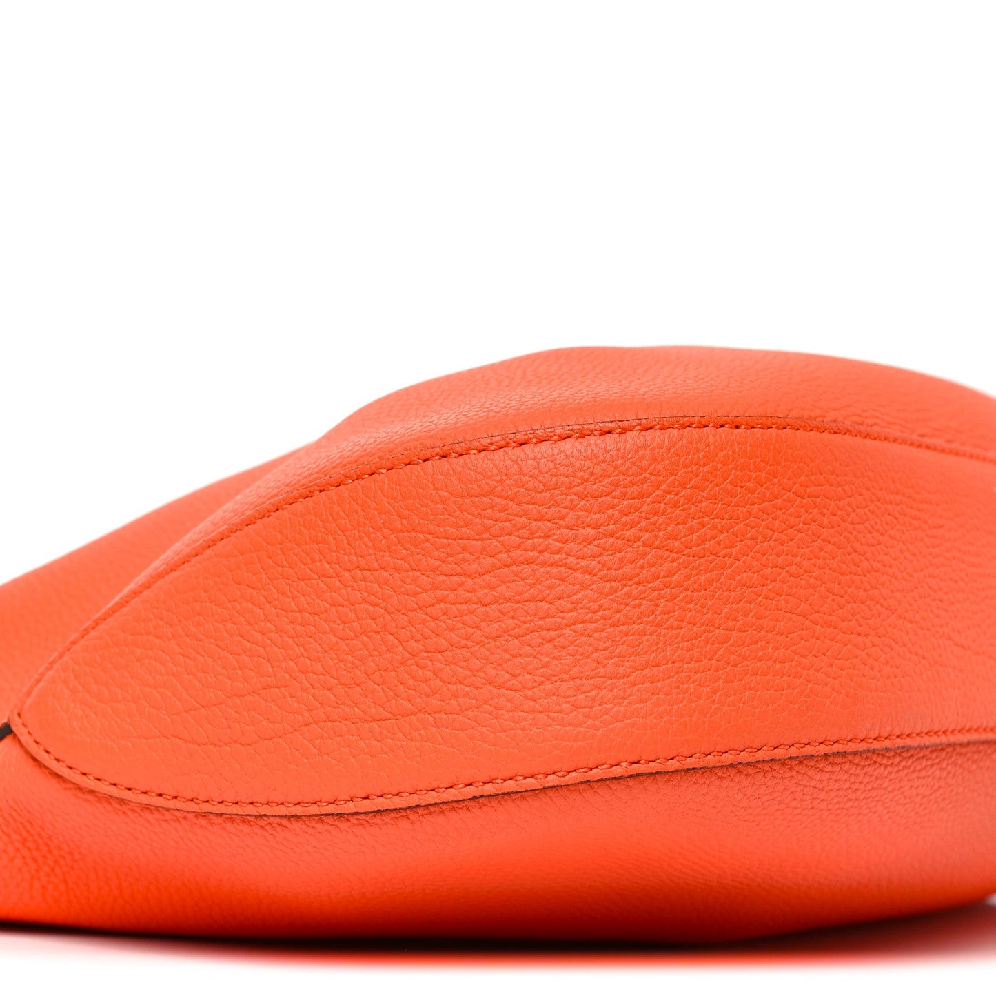 Soft Grained Calfskin Large Jackie Hobo Orange